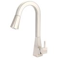 Olympia Single Handle Pull-Down Kitchen Faucet in PVD Brushed Nickel K-5060-BN